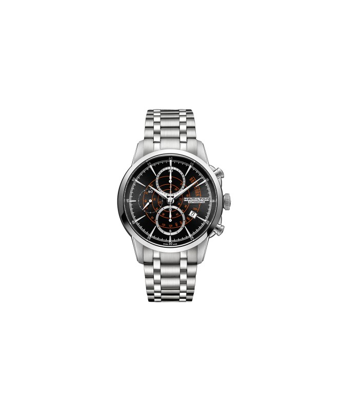 Orologio Hamilton - American Classic -  RailRoad - Automatico - Acciaio Zaffiro H40656131
