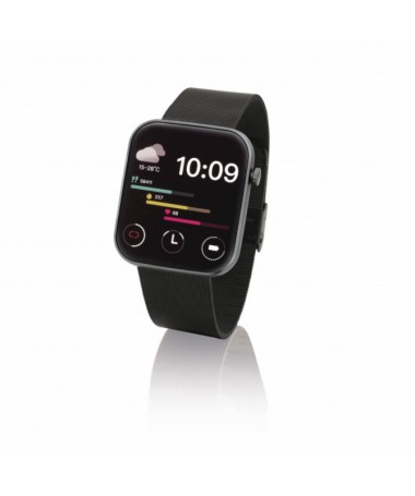 Orologio - Hoops - Smartwatch - Hsmart -H1 Nero Maglia Milanese - HSMART-Z15-06